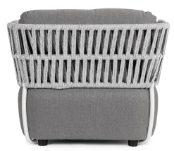 Best Bizzotto POLTRONA BIANCO/GRIGIO - PALMER