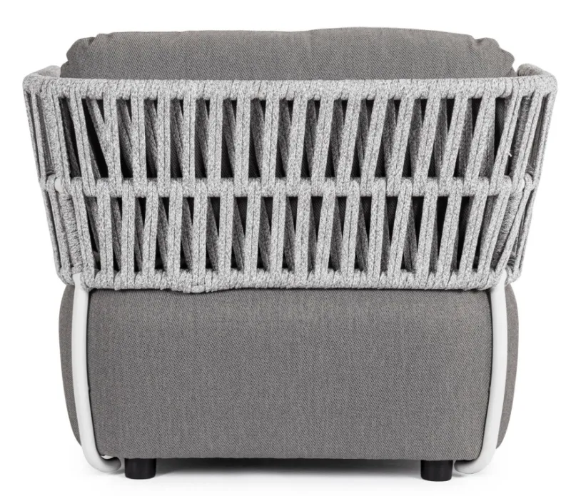 Best Bizzotto POLTRONA BIANCO/GRIGIO - PALMER