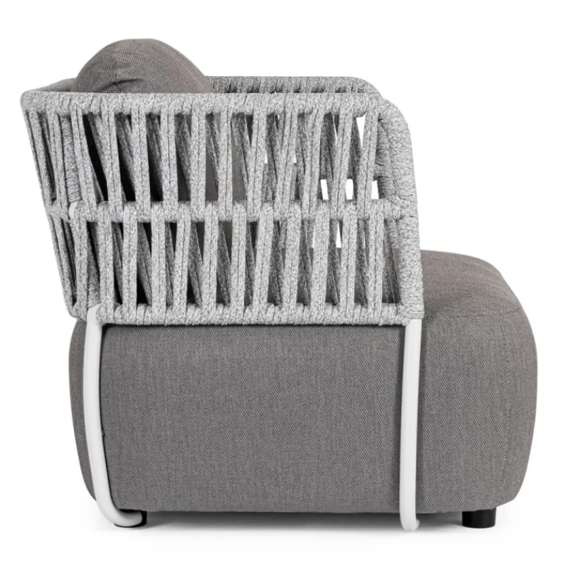 Best Bizzotto POLTRONA BIANCO/GRIGIO - PALMER