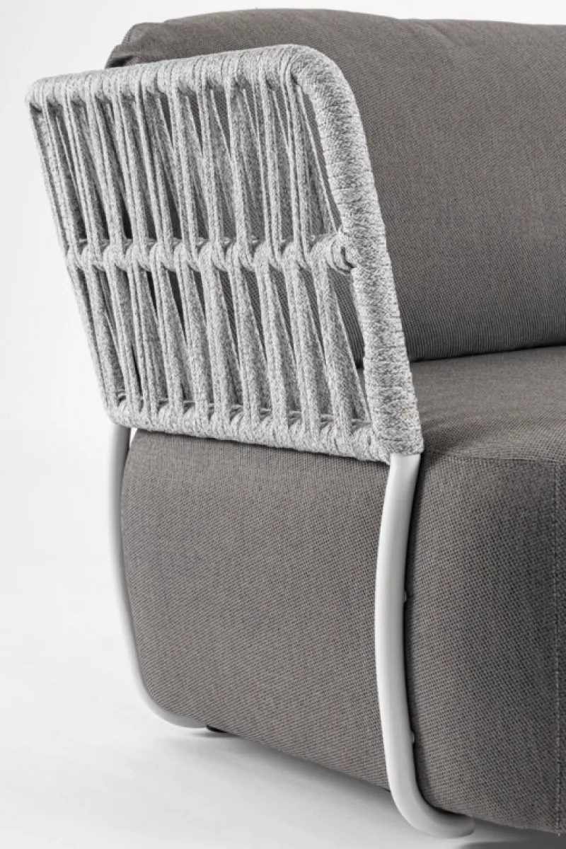 Best Bizzotto POLTRONA BIANCO/GRIGIO - PALMER