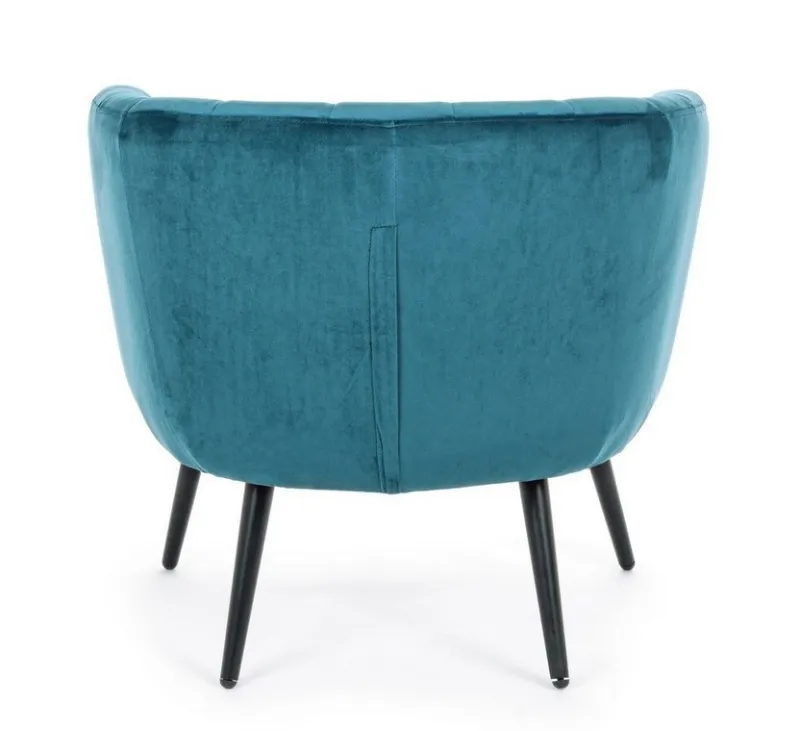 Outlet Bizzotto POLTRONA BLU PAVONE - AVRIL