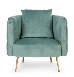 Hot Bizzotto POLTRONA BLU TURCHESE - TENBURY