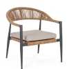 Clearance Bizzotto POLTRONA C-BR C-C JANDIA ANTRAC/NATURAL