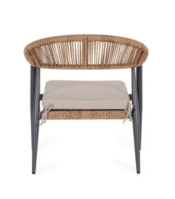 Clearance Bizzotto POLTRONA C-BR C-C JANDIA ANTRAC/NATURAL