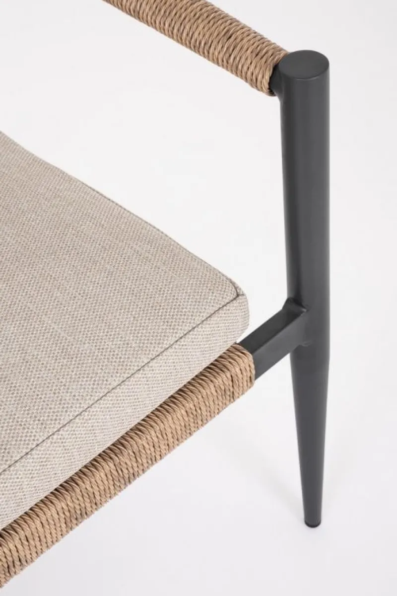 Clearance Bizzotto POLTRONA C-BR C-C JANDIA ANTRAC/NATURAL