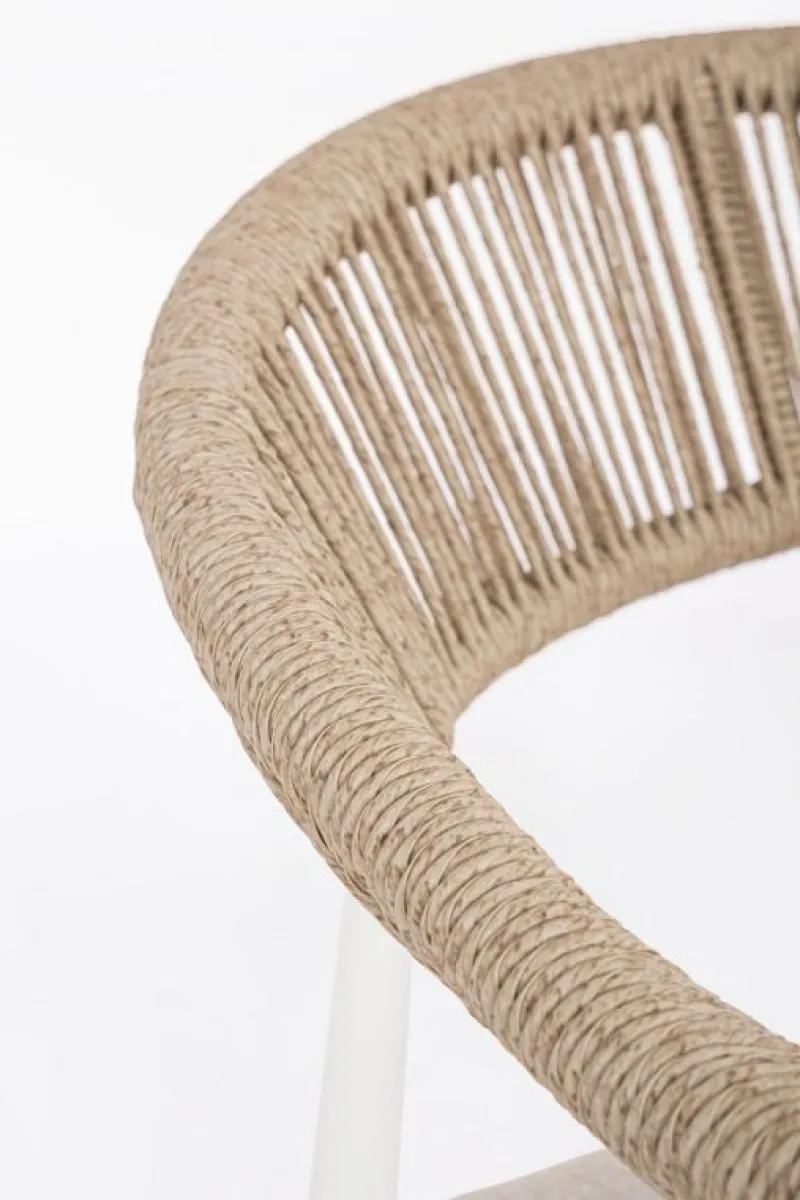 Bizzotto POLTRONA C-BR C-C JANDIA BIANCO/BEIGE