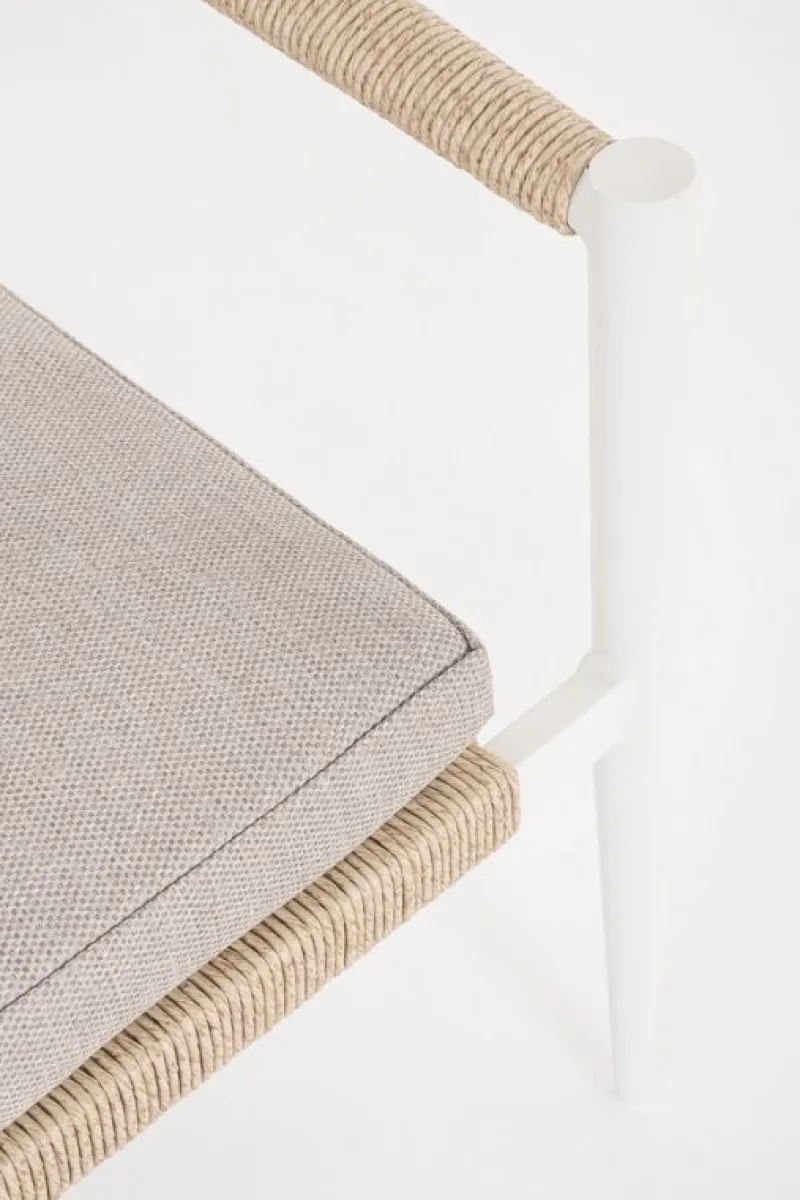 Bizzotto POLTRONA C-BR C-C JANDIA BIANCO/BEIGE