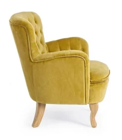 Outlet Bizzotto POLTRONA COLOR SENAPE - ORLINS