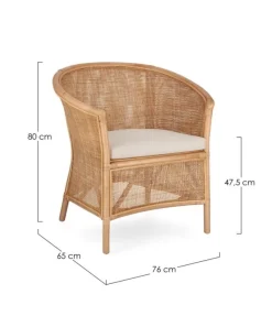 Bizzotto POLTRONA CON CUSCINO - ADELFA