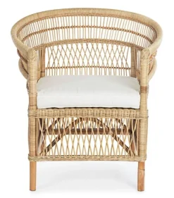 Sale Bizzotto POLTRONA CON CUSCINO IN FIBRE NATURALI - JOSEFINA