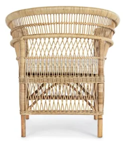 Sale Bizzotto POLTRONA CON CUSCINO IN FIBRE NATURALI - JOSEFINA