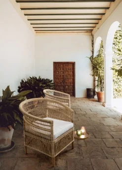 Sale Bizzotto POLTRONA CON CUSCINO IN FIBRE NATURALI - JOSEFINA