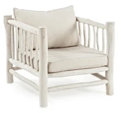 Hot Bizzotto POLTRONA CON CUSCINO IN TEAK - SAHEL