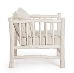 Hot Bizzotto POLTRONA CON CUSCINO IN TEAK - SAHEL