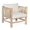 Discount Bizzotto POLTRONA CON CUSCINO IN TEAK - SAHEL