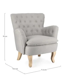 Sale Bizzotto POLTRONA EFFETTO BOUCLE' CLOUD - ORLINS