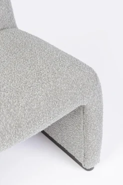 Best Bizzotto POLTRONA EFFETTO BOUCLE' GRIGIO - BASSILLA