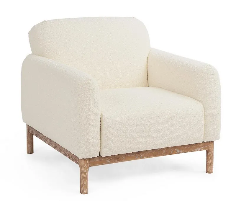 Online Bizzotto POLTRONA EFFETTO BOUCLE' NATURALE - DETROIT