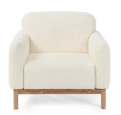 Online Bizzotto POLTRONA EFFETTO BOUCLE' NATURALE - DETROIT