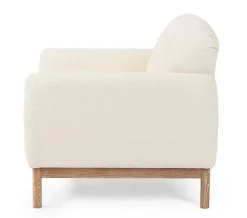 Online Bizzotto POLTRONA EFFETTO BOUCLE' NATURALE - DETROIT