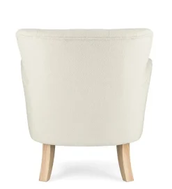 Bizzotto POLTRONA EFFETTO BOUCLE' PANNA - ORLINS