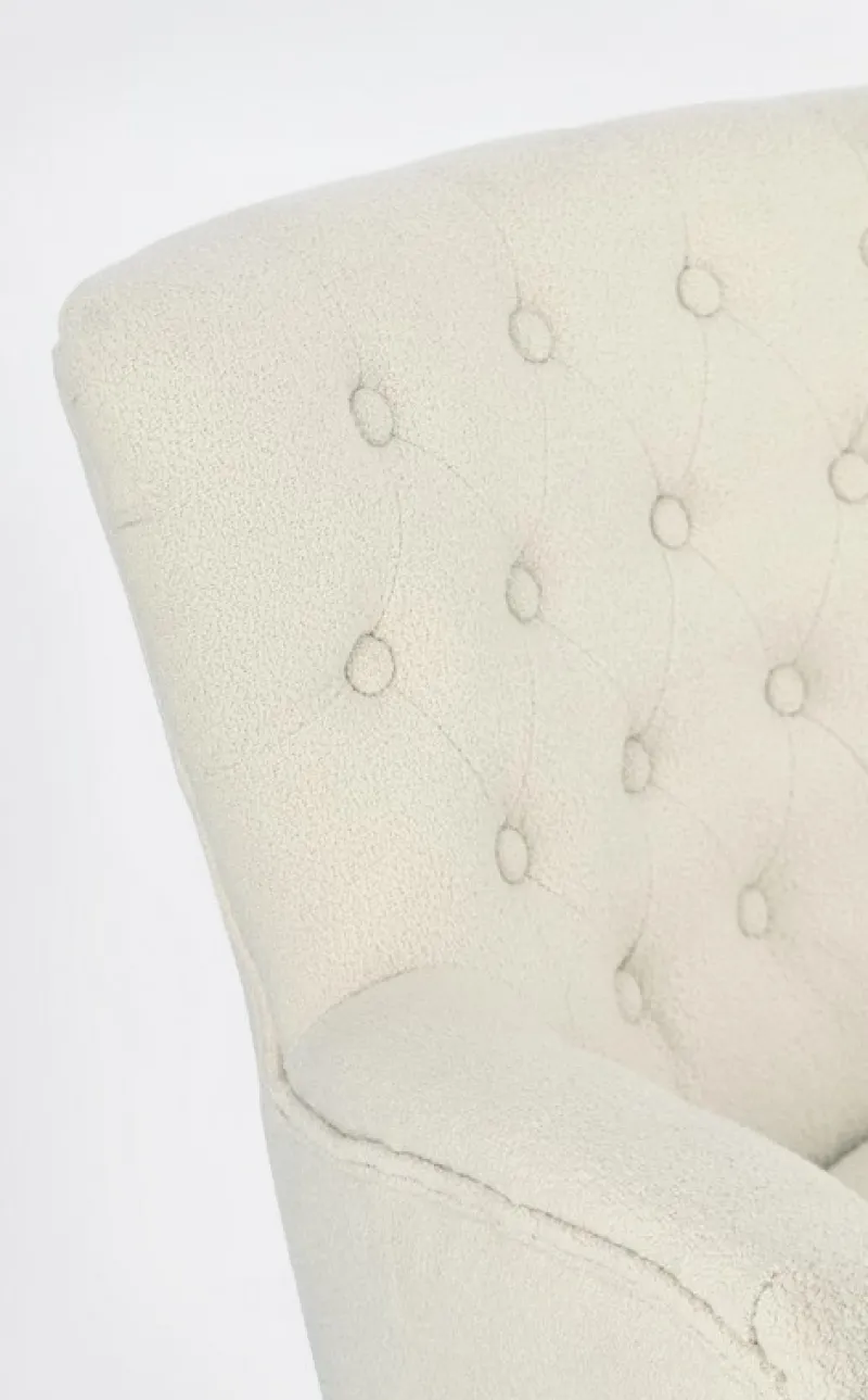 Bizzotto POLTRONA EFFETTO BOUCLE' PANNA - ORLINS