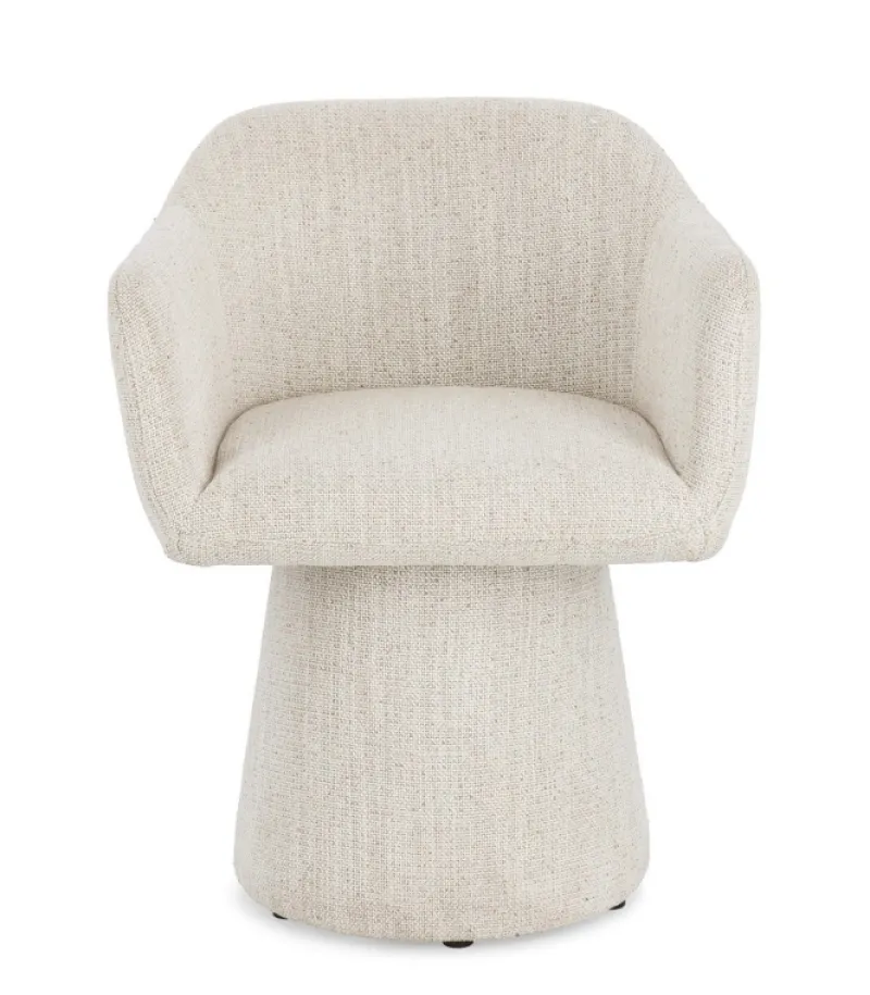 Discount Bizzotto POLTRONA GIREVOLE COLOR GHIACCIO - LOTTIE