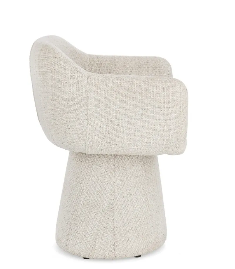 Discount Bizzotto POLTRONA GIREVOLE COLOR GHIACCIO - LOTTIE