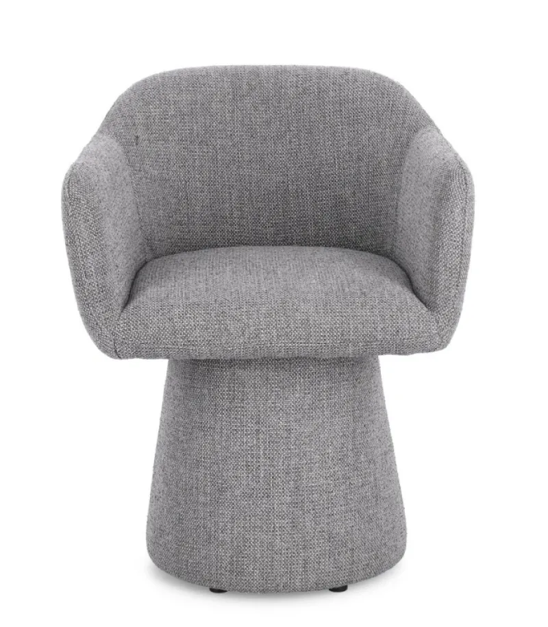 New Bizzotto POLTRONA GIREVOLE GRIGIO SCURO - LOTTIE