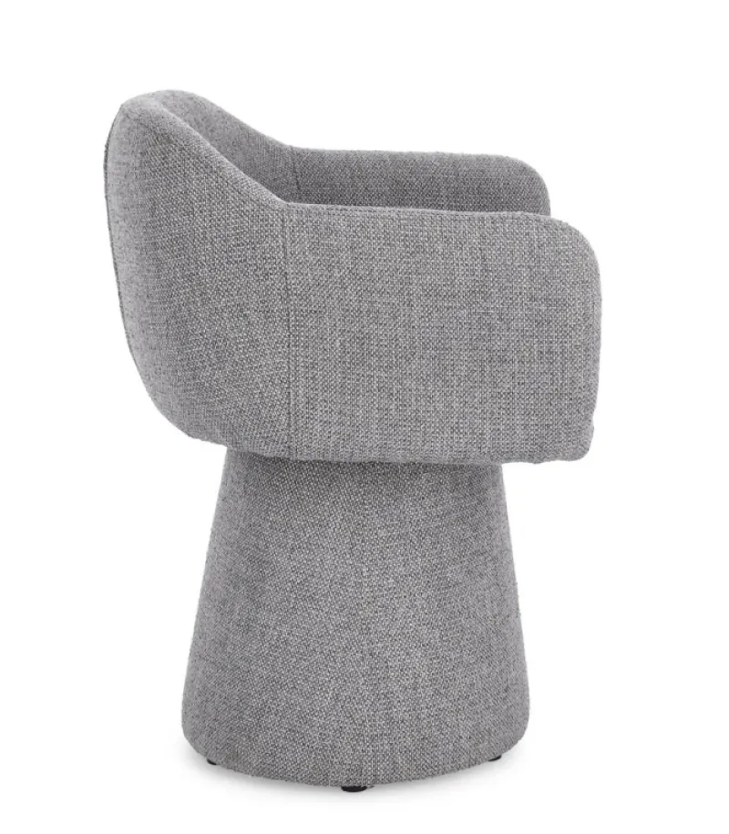 New Bizzotto POLTRONA GIREVOLE GRIGIO SCURO - LOTTIE