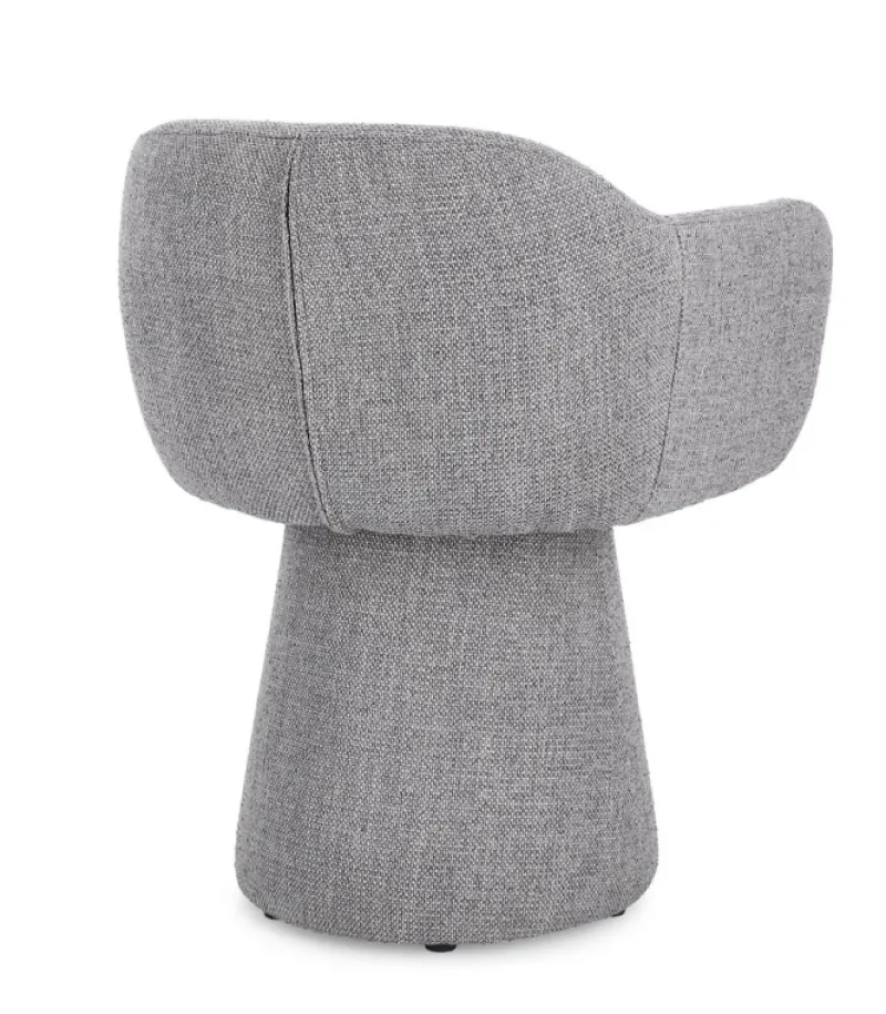 New Bizzotto POLTRONA GIREVOLE GRIGIO SCURO - LOTTIE
