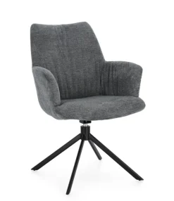 New Bizzotto POLTRONA GIREVOLE ALEXANDER GRIGIO SCURO