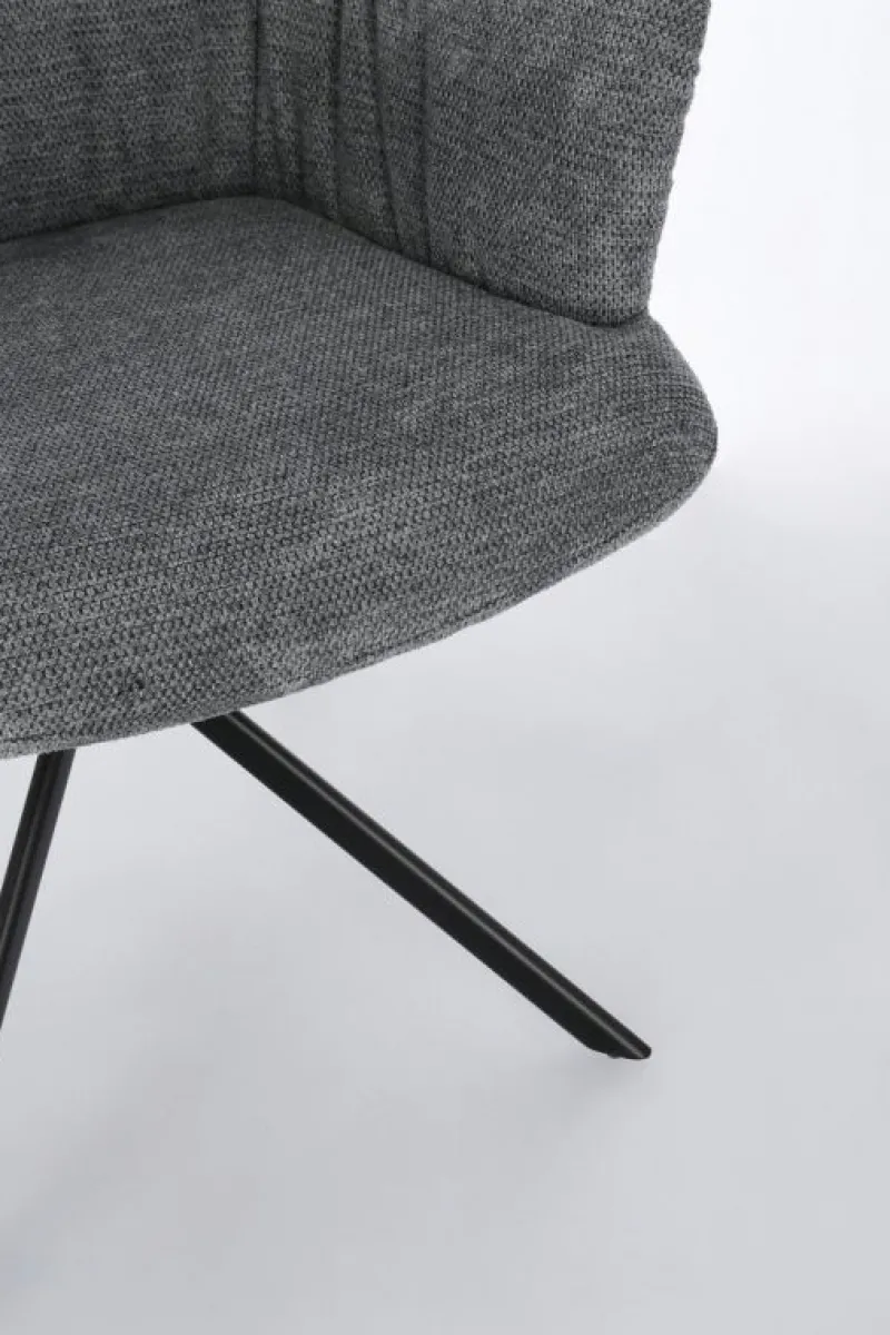 New Bizzotto POLTRONA GIREVOLE ALEXANDER GRIGIO SCURO