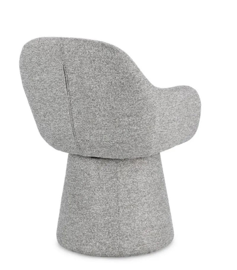 Clearance Bizzotto POLTRONA GIREVOLE ANTARA GRIGIO