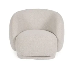 Bizzotto POLTRONA GIREVOLE BRITTANY NATURALE