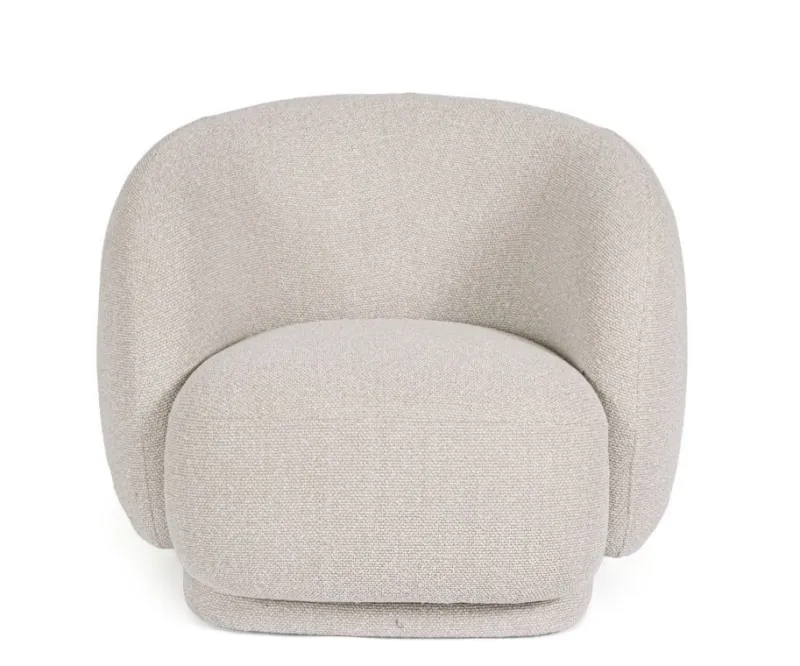 Bizzotto POLTRONA GIREVOLE BRITTANY NATURALE