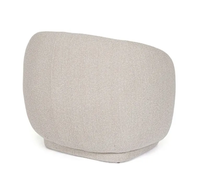 Bizzotto POLTRONA GIREVOLE BRITTANY NATURALE