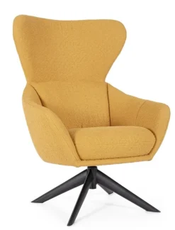 Online Bizzotto POLTRONA GIREVOLE HAILEY SENAPE