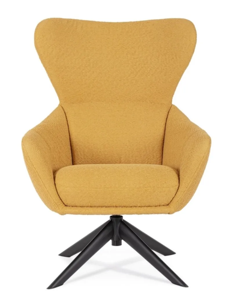 Online Bizzotto POLTRONA GIREVOLE HAILEY SENAPE