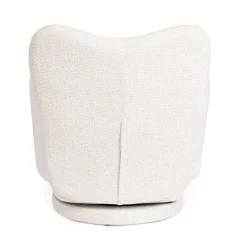 Bizzotto POLTRONA GIREVOLE HARPER BIANCO