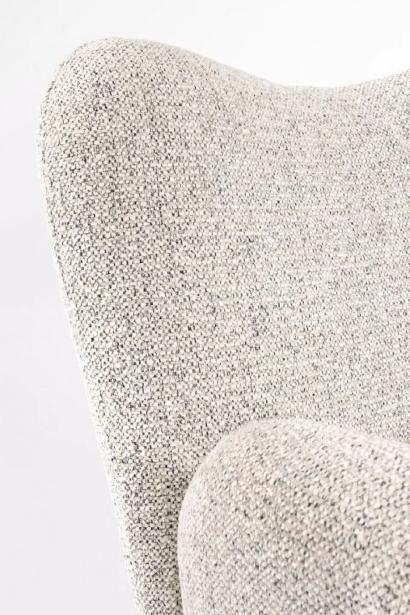 Clearance Bizzotto POLTRONA GIREVOLE HARPER GRIGIO CHIARO