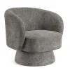 Bizzotto POLTRONA GIREVOLE JULIENNE GRIGIO SCURO
