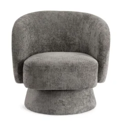 Bizzotto POLTRONA GIREVOLE JULIENNE GRIGIO SCURO