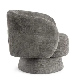 Bizzotto POLTRONA GIREVOLE JULIENNE GRIGIO SCURO