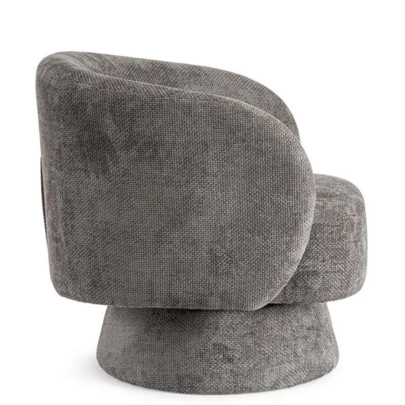 Bizzotto POLTRONA GIREVOLE JULIENNE GRIGIO SCURO