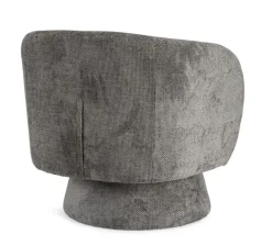 Bizzotto POLTRONA GIREVOLE JULIENNE GRIGIO SCURO