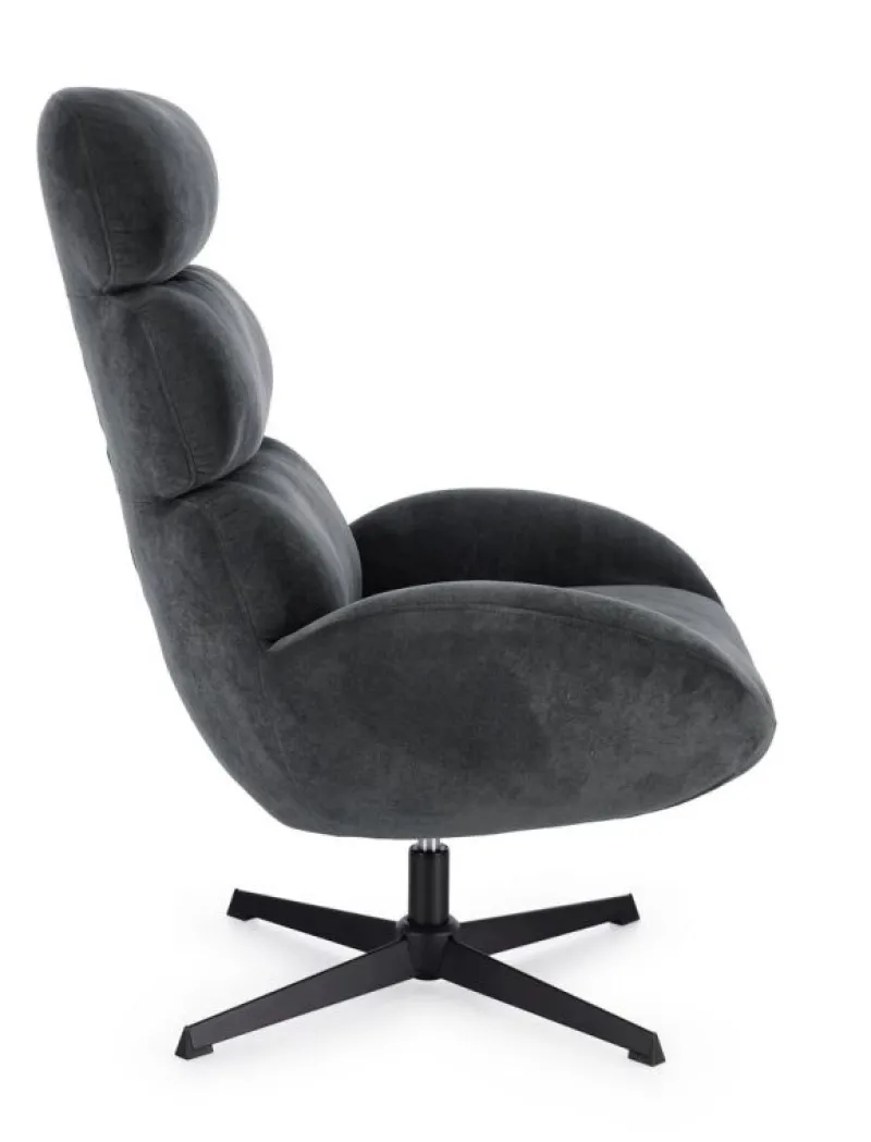 Sale Bizzotto POLTRONA GIREVOLE VIOLANTE NERO