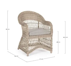 Discount Bizzotto POLTRONA IN ALLUMINIO - JUPITER