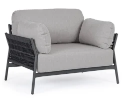 Online Bizzotto POLTRONA IN ALLUMINIO ANTRACITE QS22/GRAPHITE- PARDIS