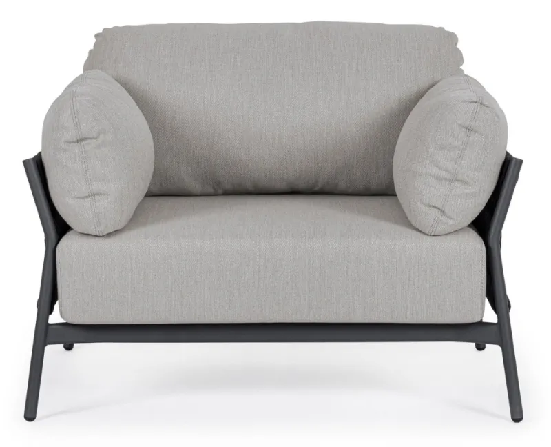 Online Bizzotto POLTRONA IN ALLUMINIO ANTRACITE QS22/GRAPHITE- PARDIS